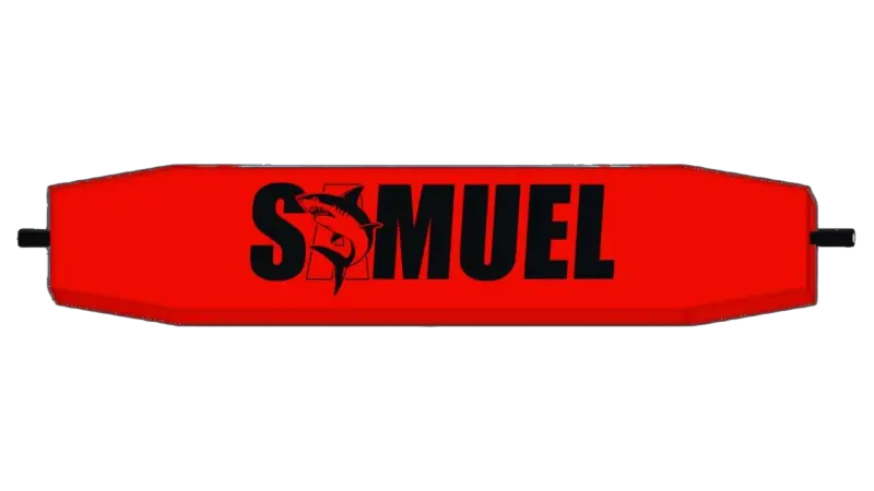 Flutuador P personalizado vermelho